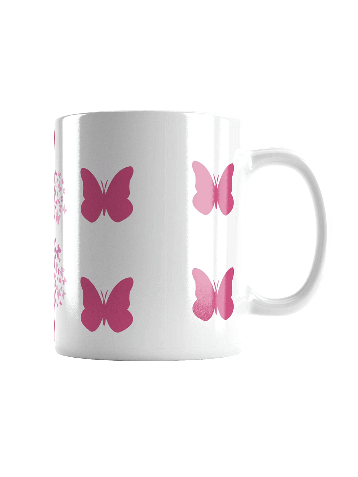 Pink Butterfly Symphony Mug product image (1)