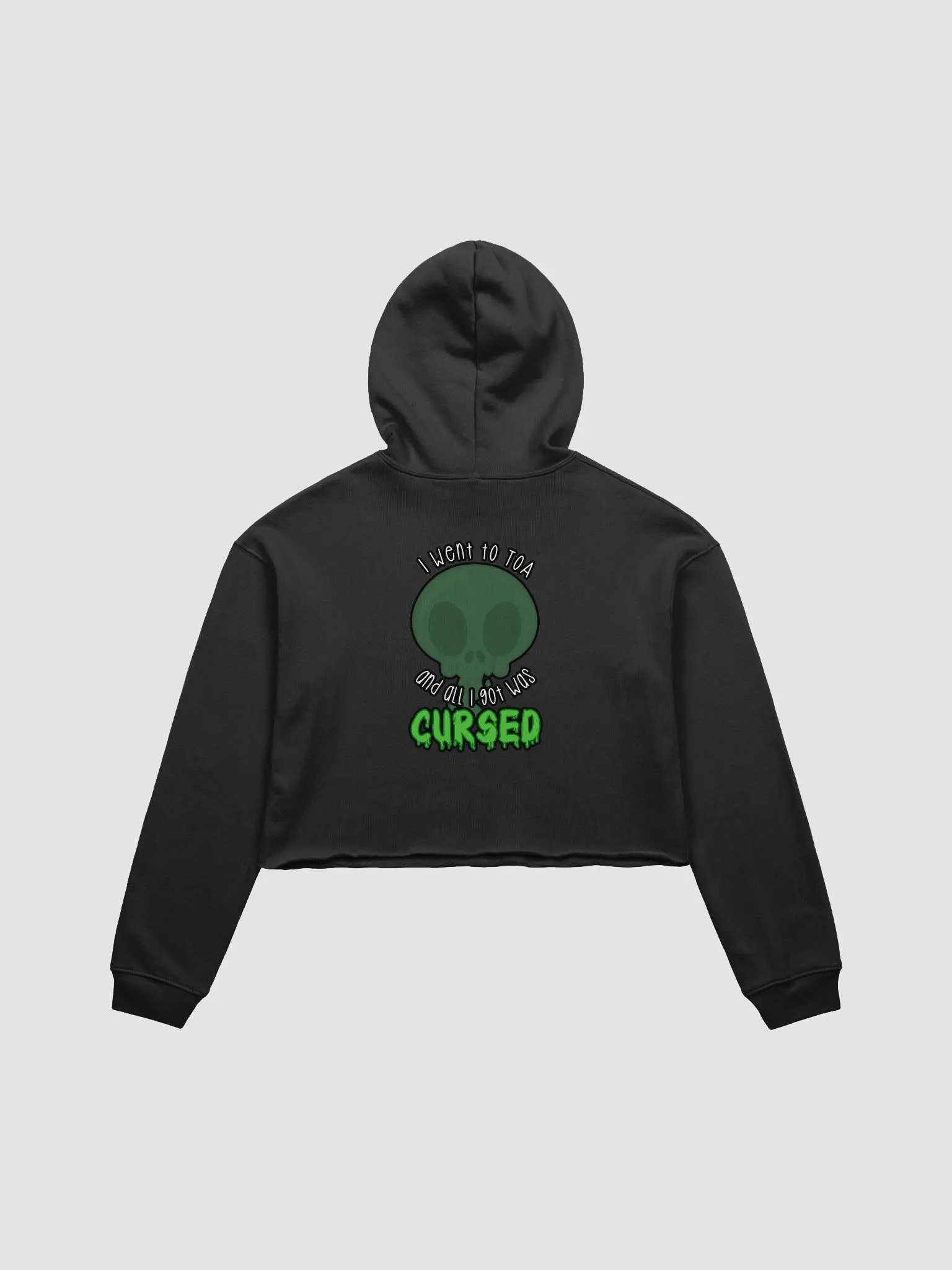 All I Got Was Cursed - Evoker - Crop Hoodie product image (2)