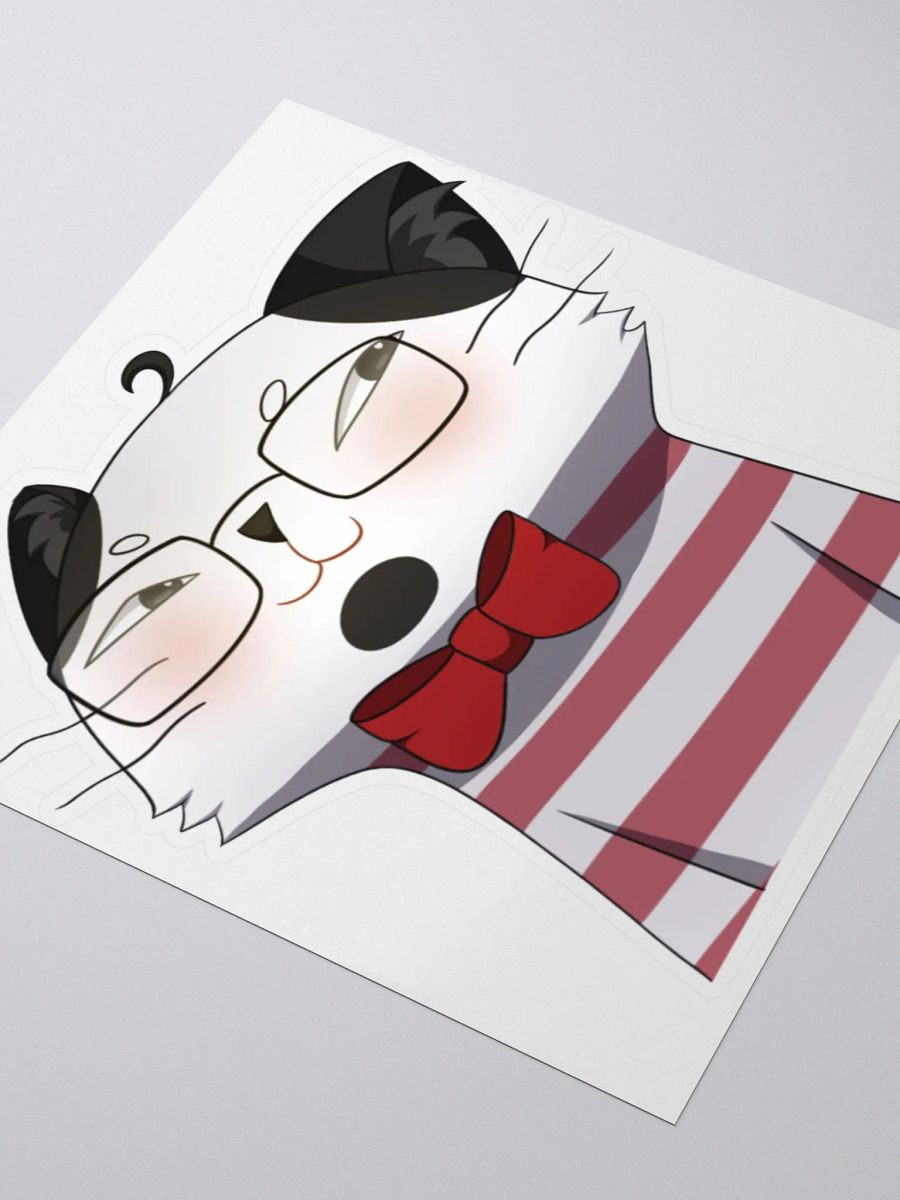 JPAG_Grey cat Smug emote sticker product image (3)