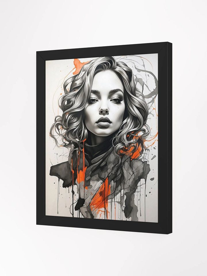 Ephemeral Beauty: A Multifaceted Portrait Framed Art product image (7)