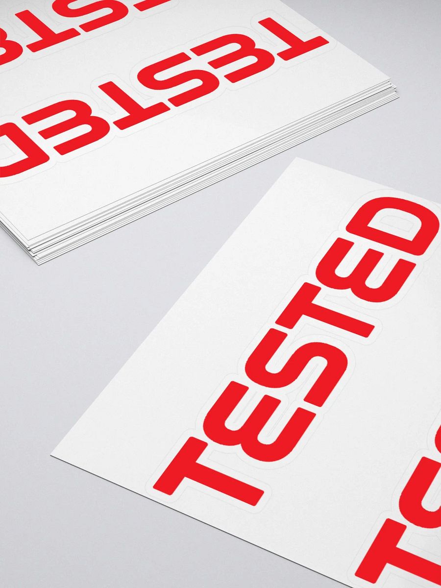 Tested Worm (Die-Cut Sticker) product image (4)