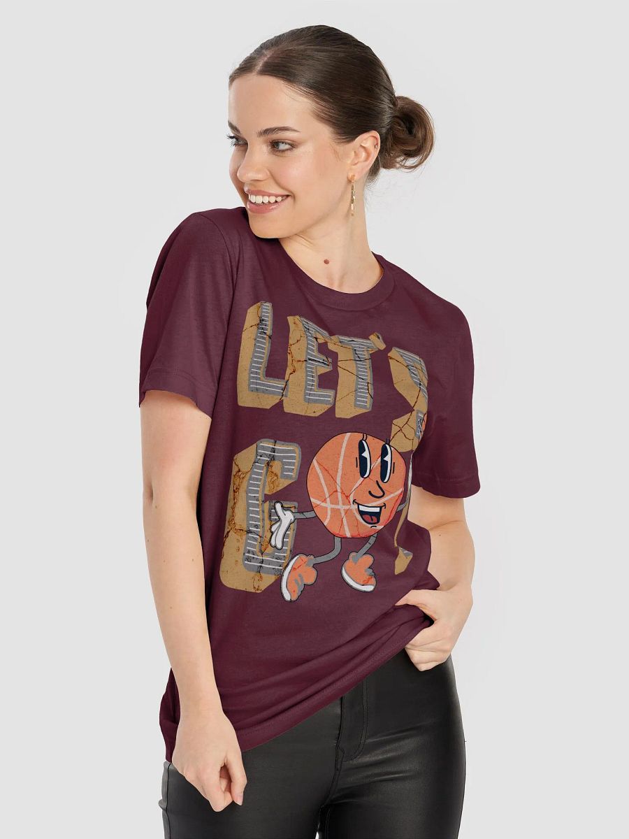 Lets Go Basketball Mascot Spinning Fun Tee product image (5)