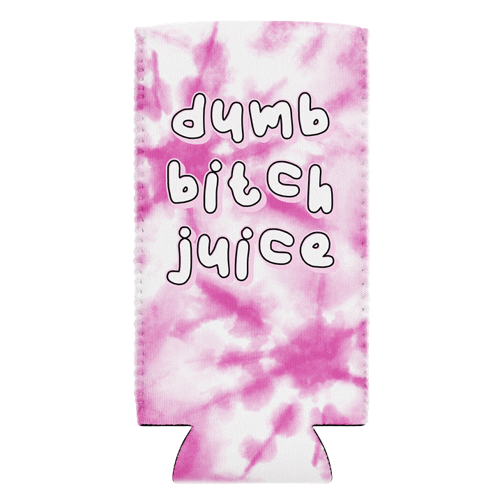 Dumb Bitch Juice Coozie - Pink Tie Dye product image (2)