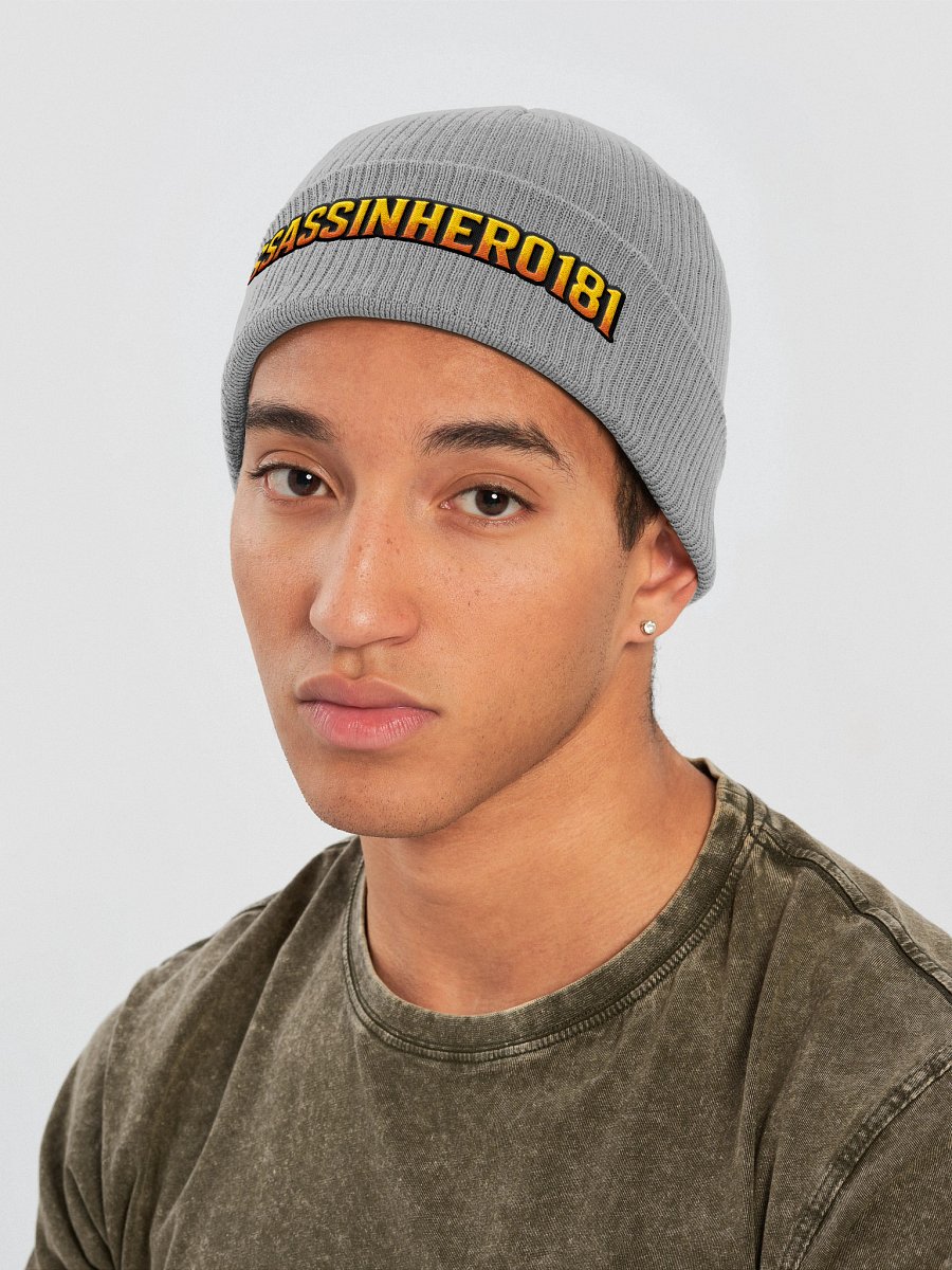 white Hero Beenie product image (3)