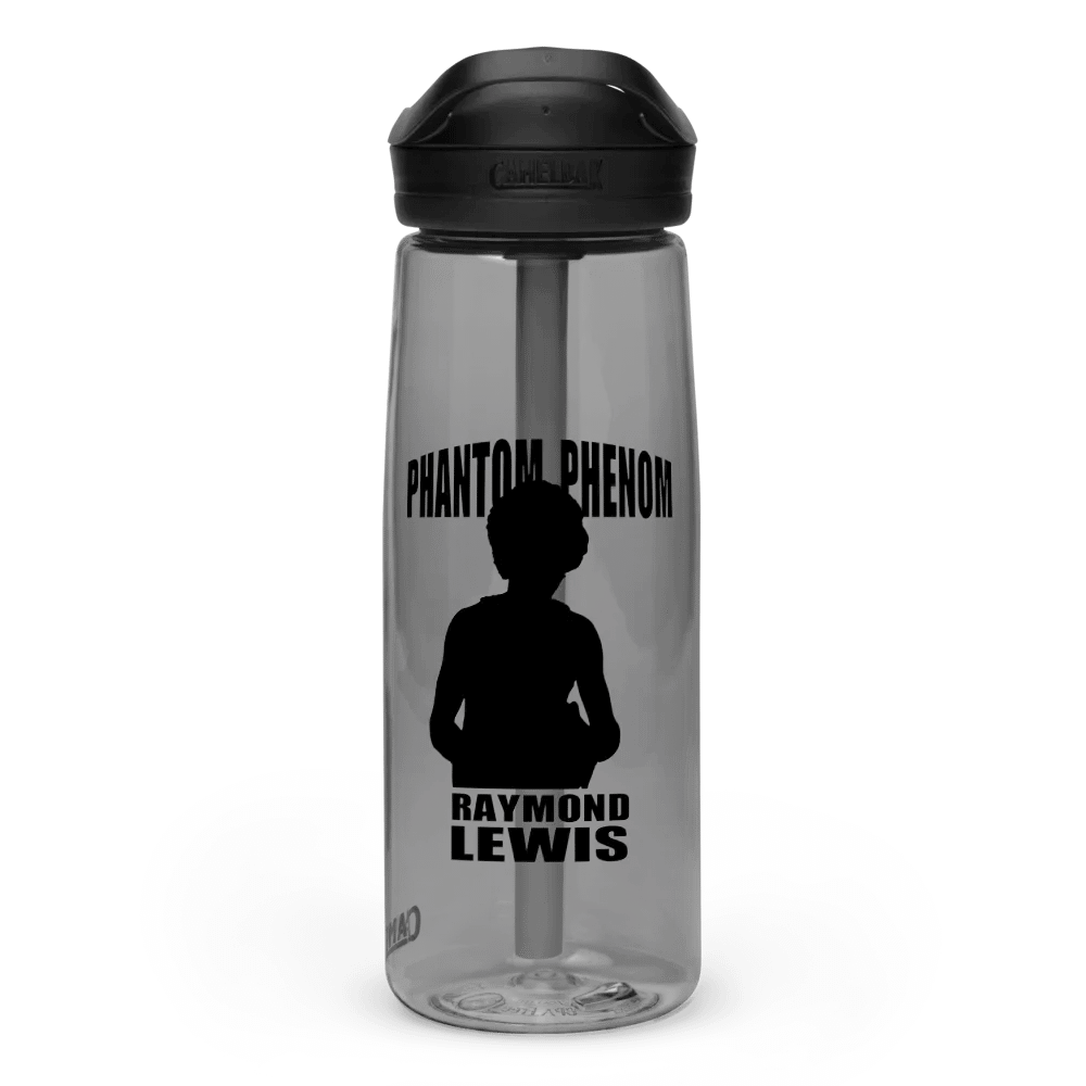 Raymond Lewis Phantom Phenom Silhouette Sports Water Bottle product image (1)