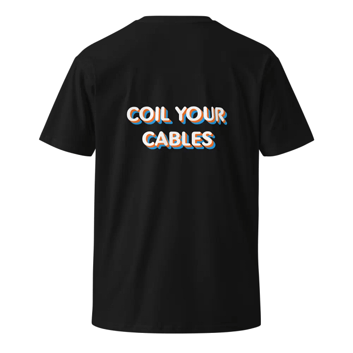 Coil Your Cables/Marble Guitar Pick T-Shirt product image (1)