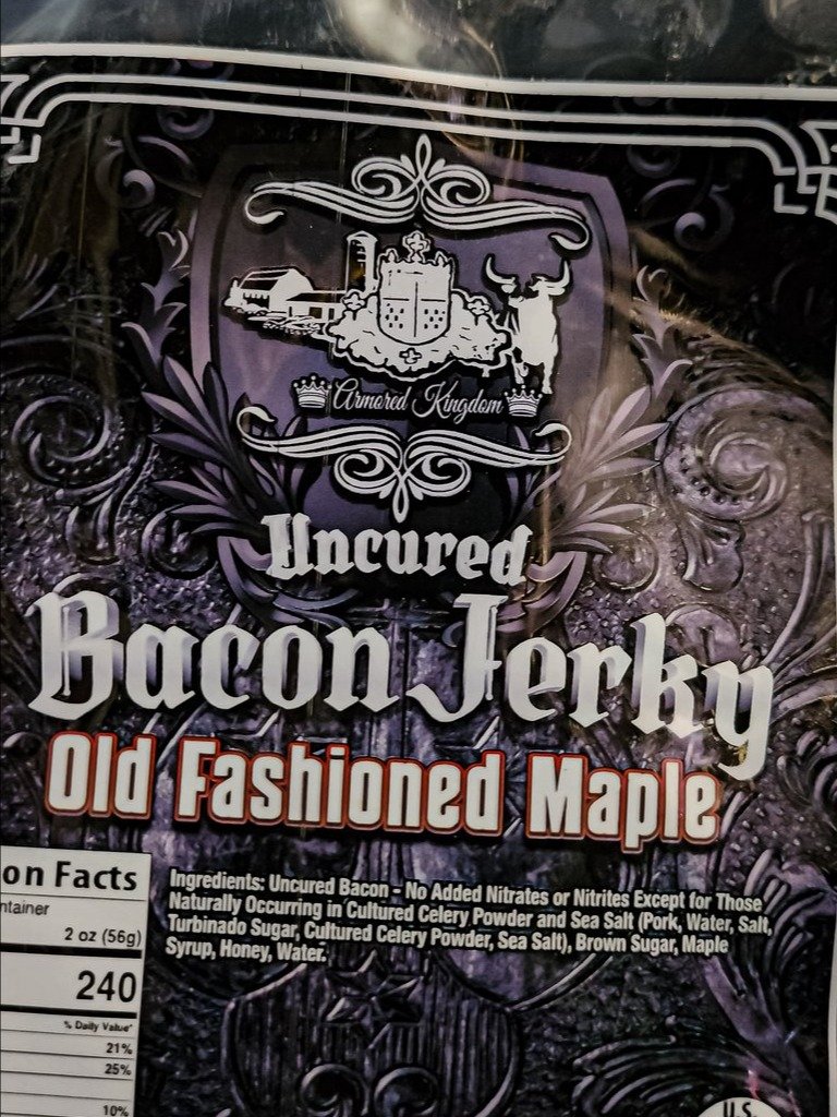 The Armored Kingdom Old Fashioned Maple Bacon Jerky product image (5)