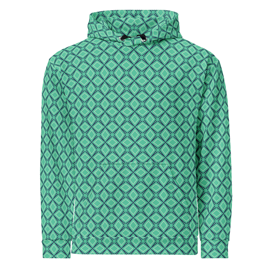 Geometric Illusion Allover Print Hoodie for Men and Women product image (3)