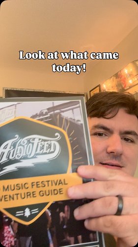 So excited! #audiofeed #zine #musicblog #musicfestival