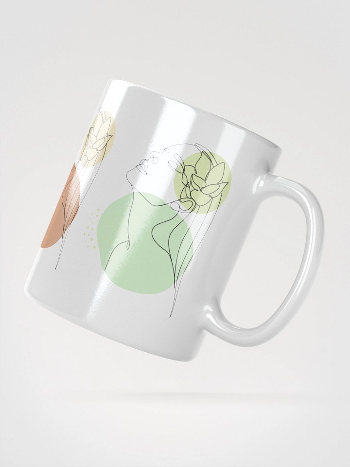 Mug Blanc Equilibre Femme Doux - Nuances d'Âme - Idée Cadeau Raffiné product image (2)