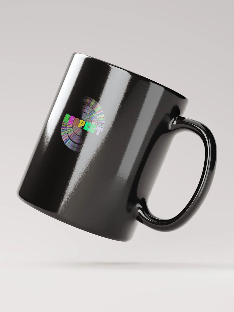 Black Glossy Coffee mug- Respect product image (3)