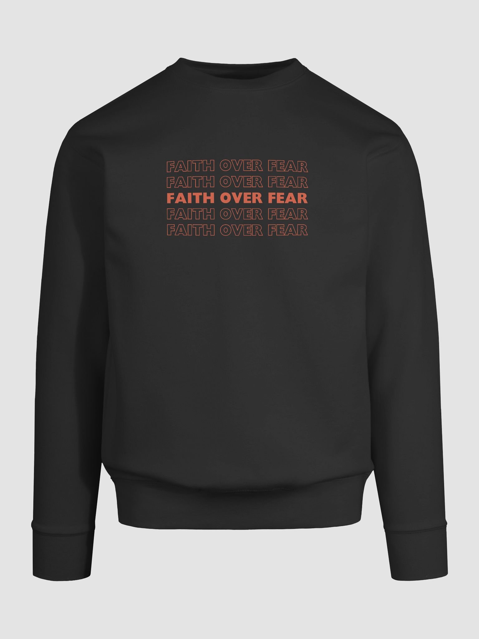 Faith Over Fear Long sleeved product image (9)
