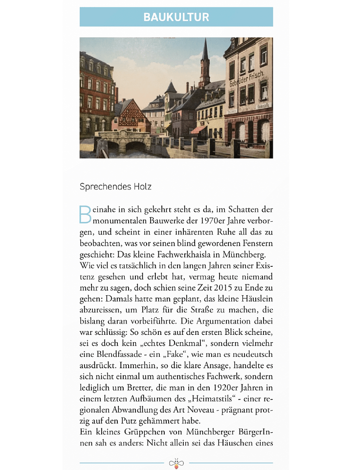 Sprechendes Holz. Das Fachwerkhaus in Münchberg product image (1)