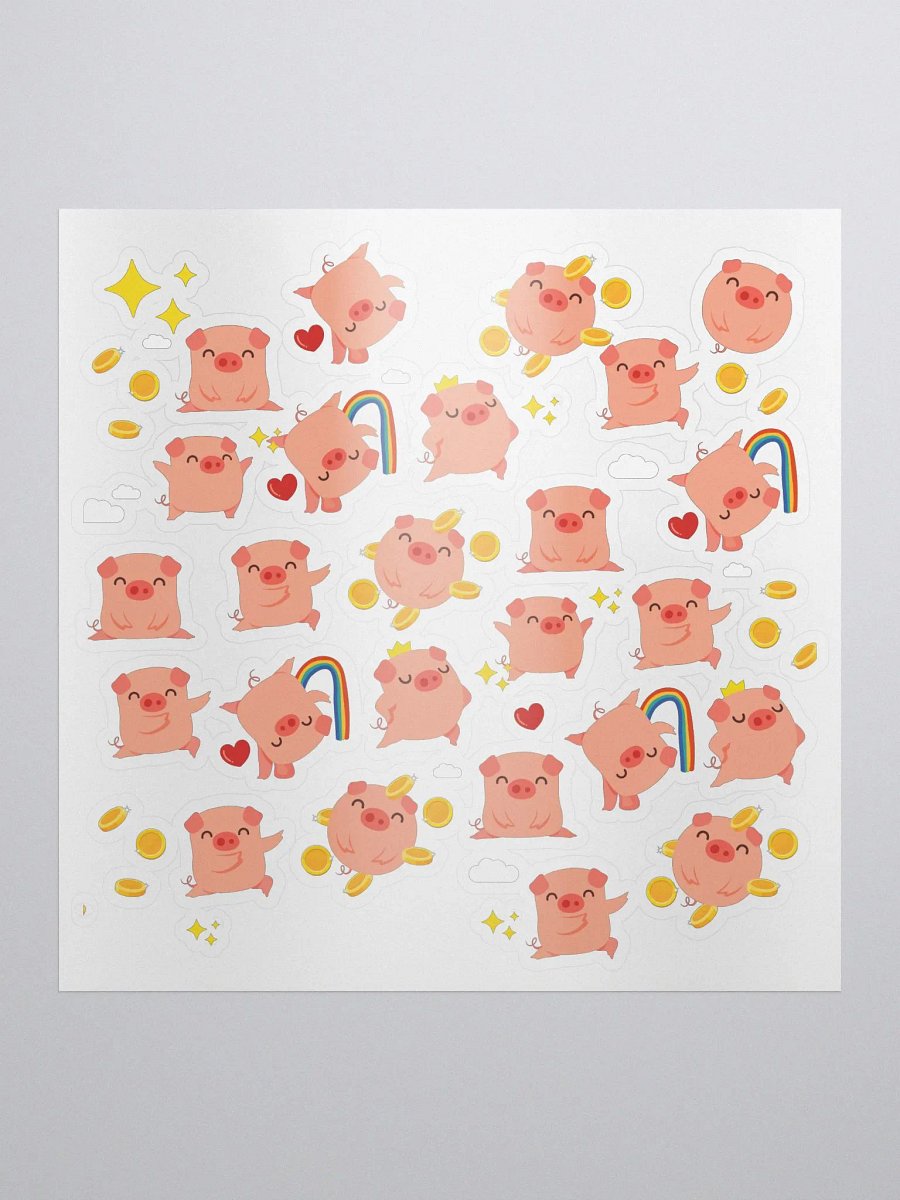 Piggy Sticker Sheet product image (1)