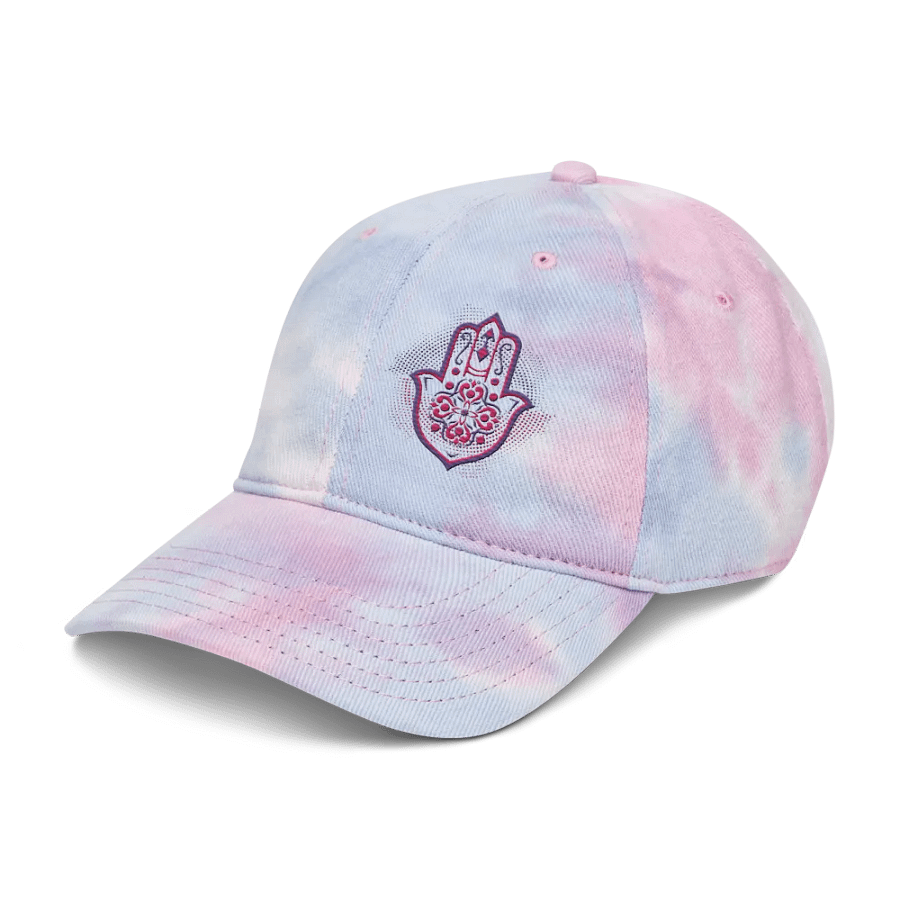 Hamsa Harmony Tie-Dye Dad Hat product image (10)