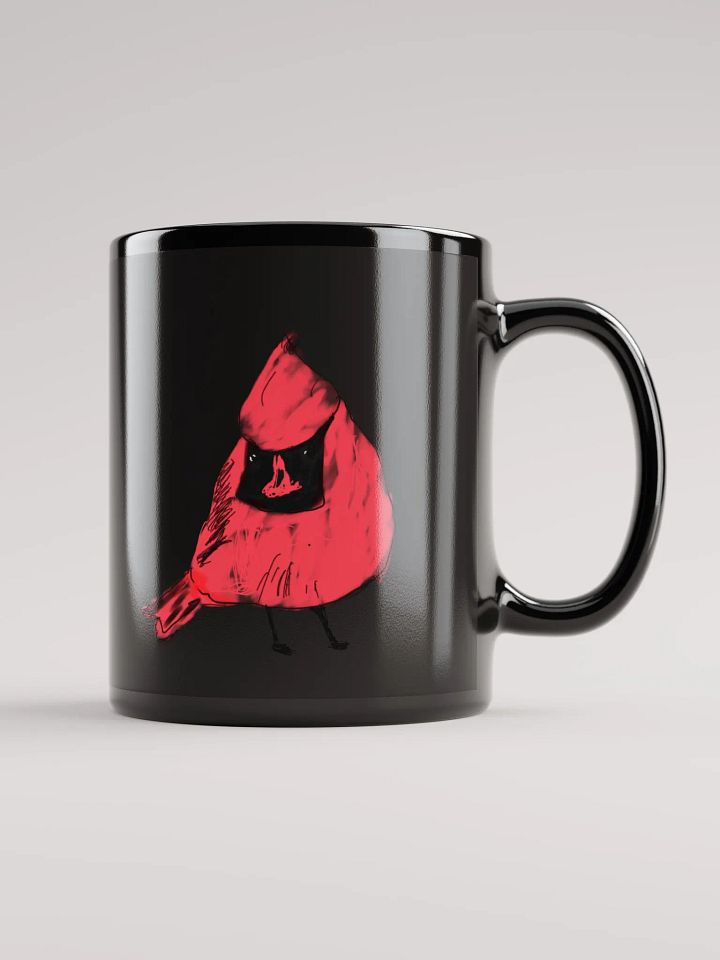 Shirley’s Cardinal Black Glossy Mug product image (1)