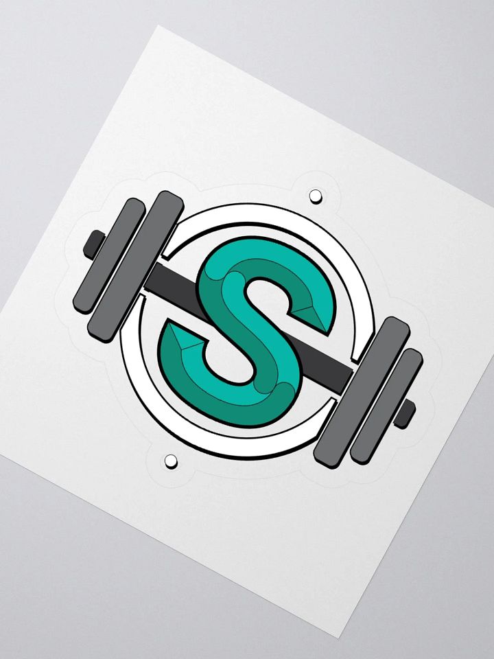 Dumbbell Logo Sticker product image (2)