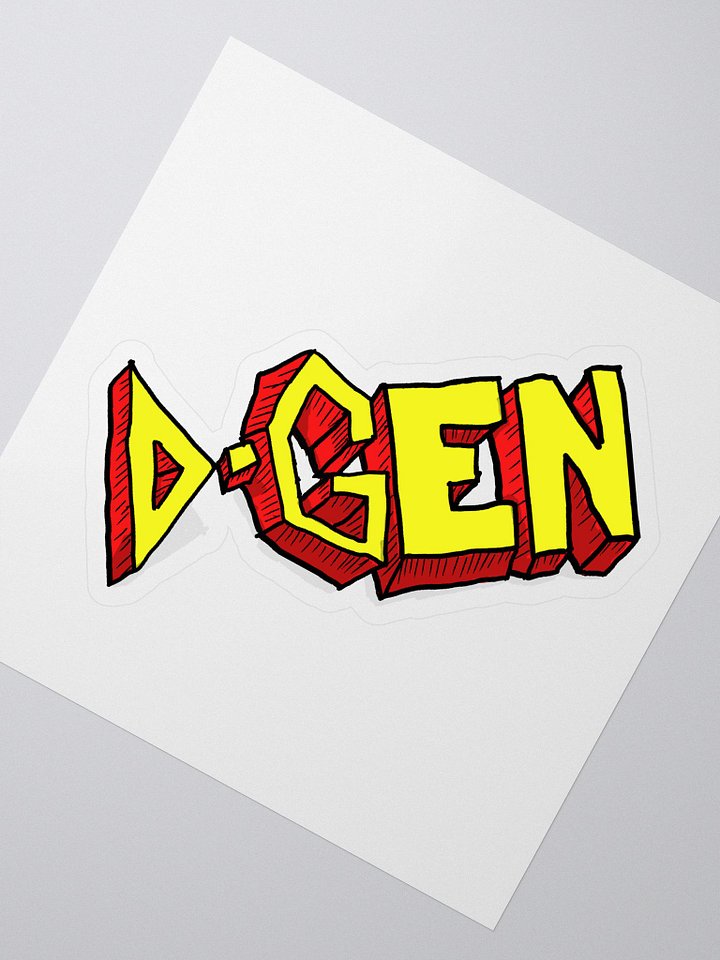 D-gen sticker red product image (2)