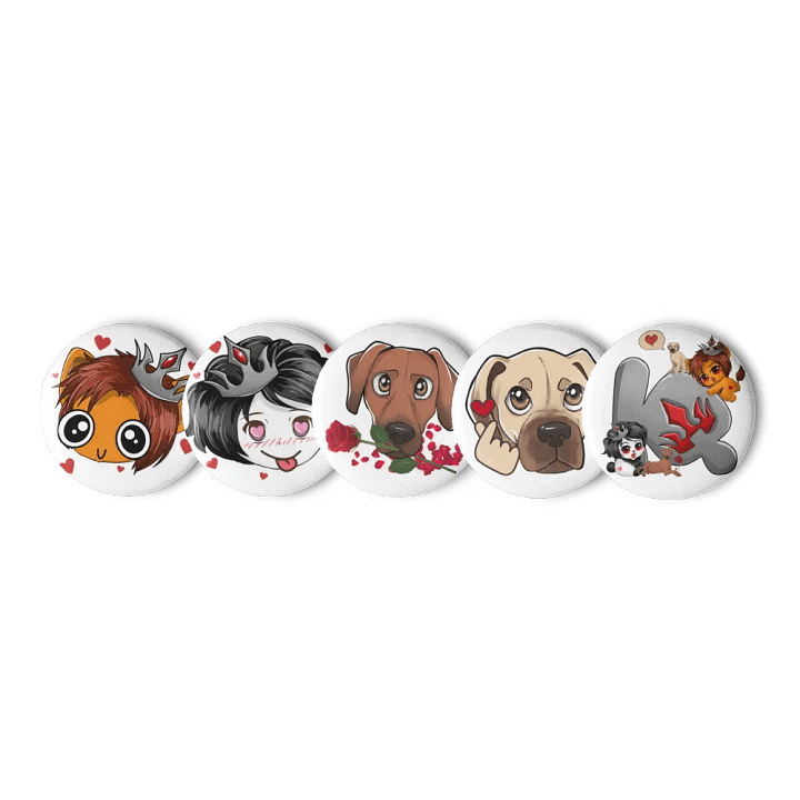 Set of 5 Pins (Valentine collection 2025) product image (2)