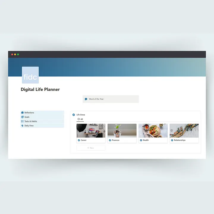 Digital Life Planner | FIDC product image (1)