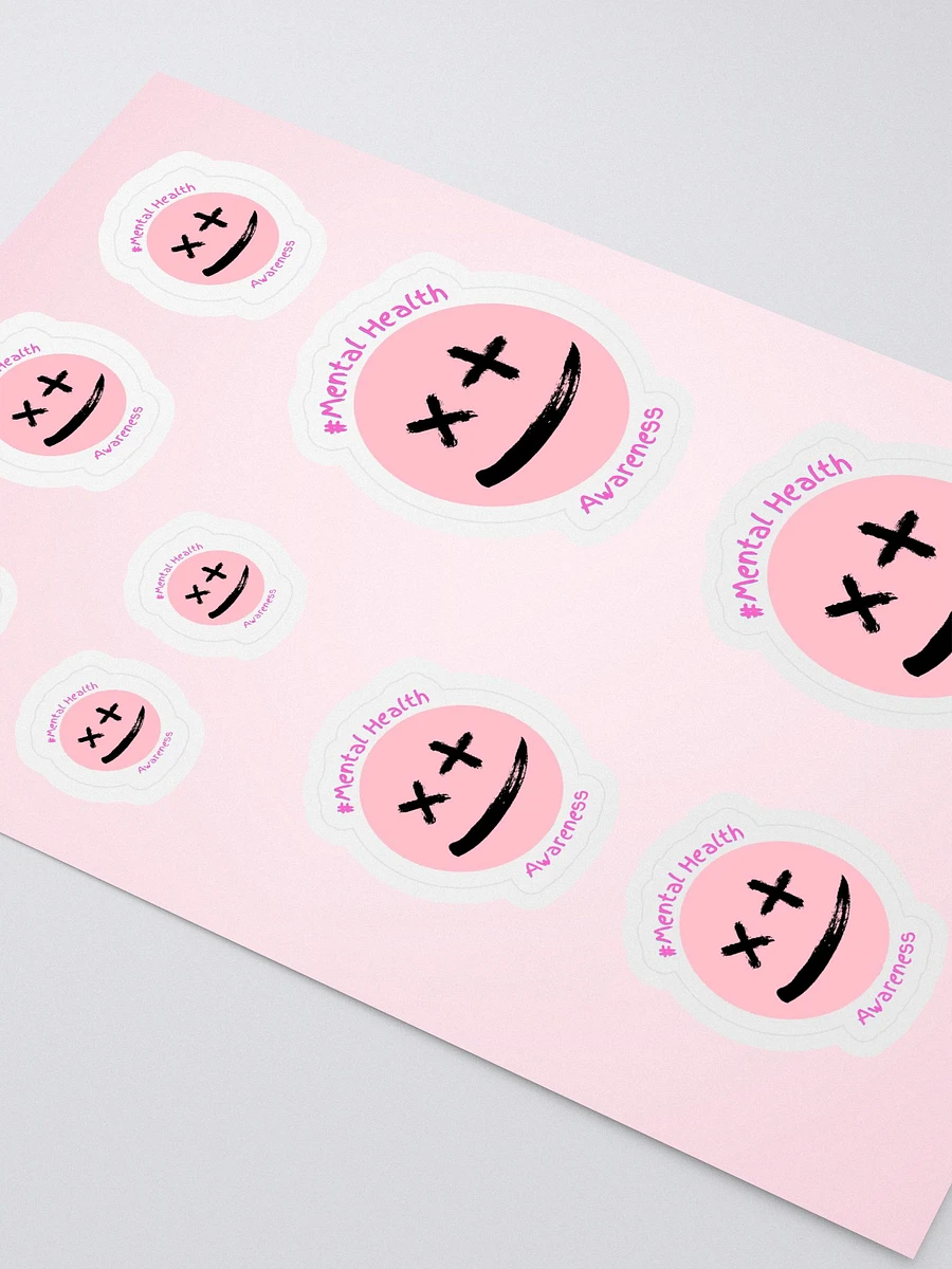 Mental Health Awareness - Pink Kiss Cut Sticker Sheet product image (2)