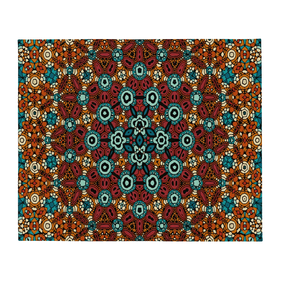 Symmetrical Serenity Throw Blanket product image (2)