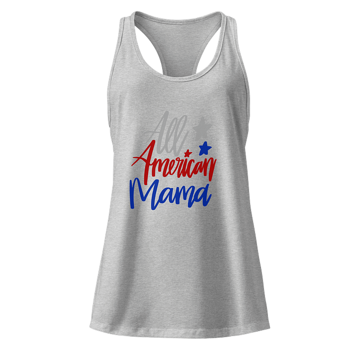 Patriotic Mama Racerback Tank product image (5)