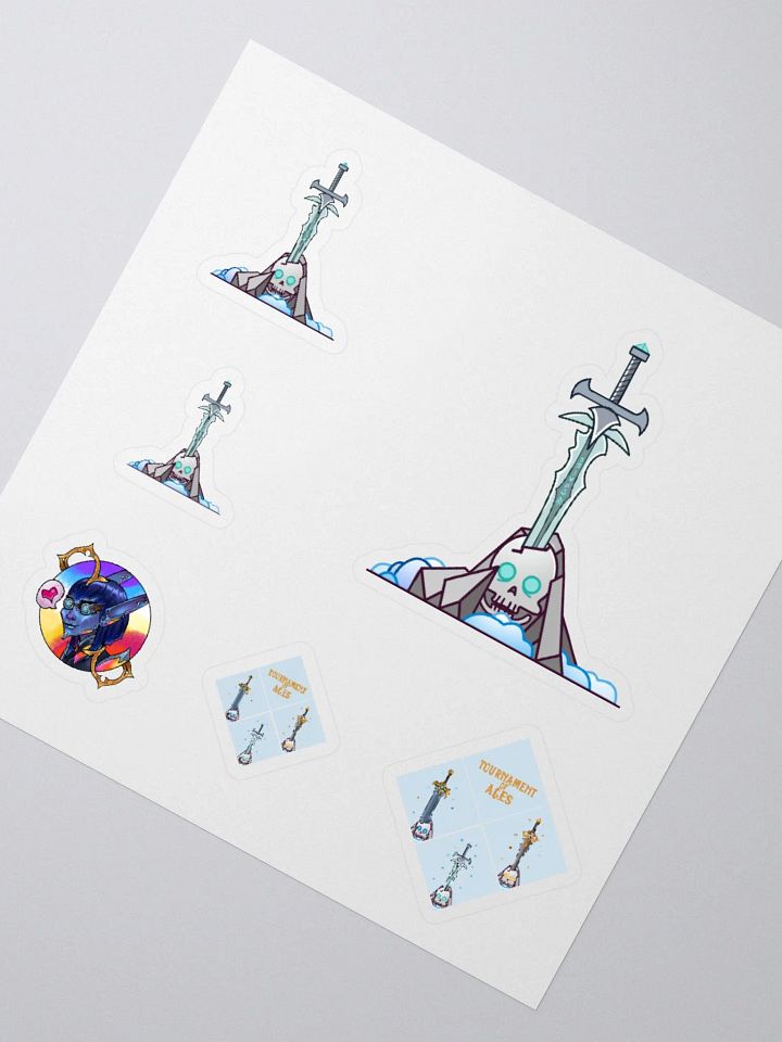 Sword in the Skull - Lich Variation - Sticker Sheet product image (2)