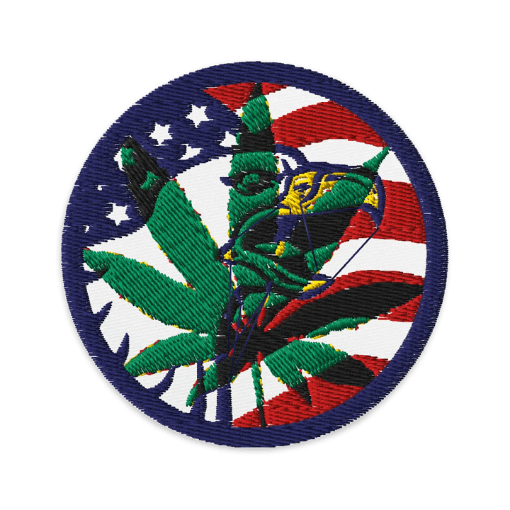 Patriotic Eagle Flag - Cannabis | Patch product image (1)