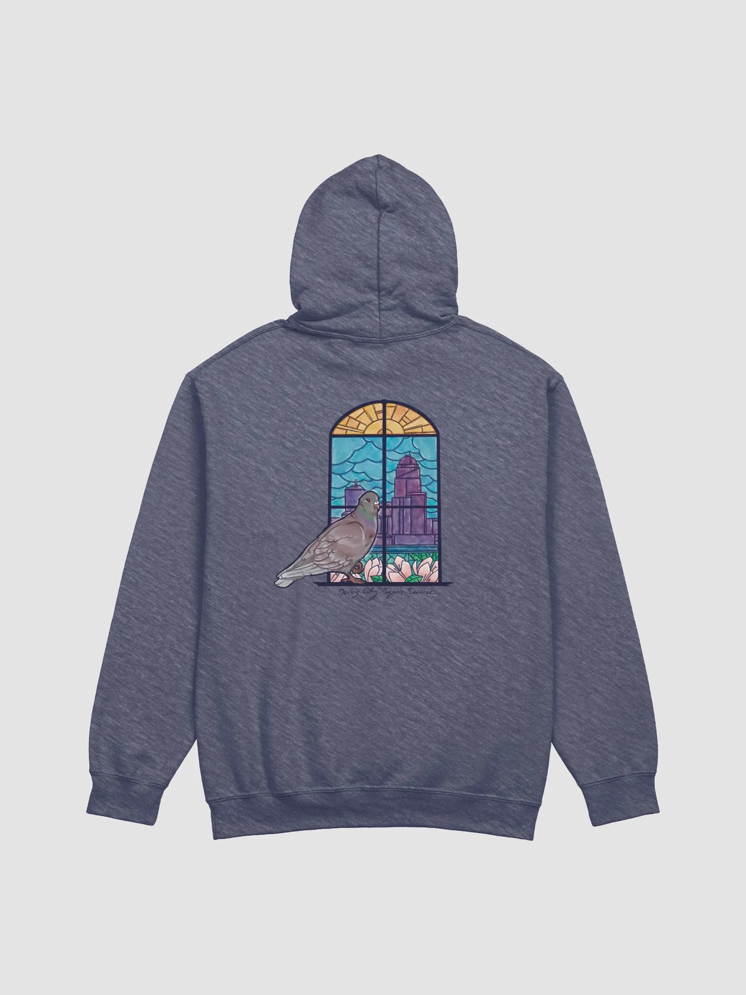 Pigeon Stained Glass Hoodie product image (2)