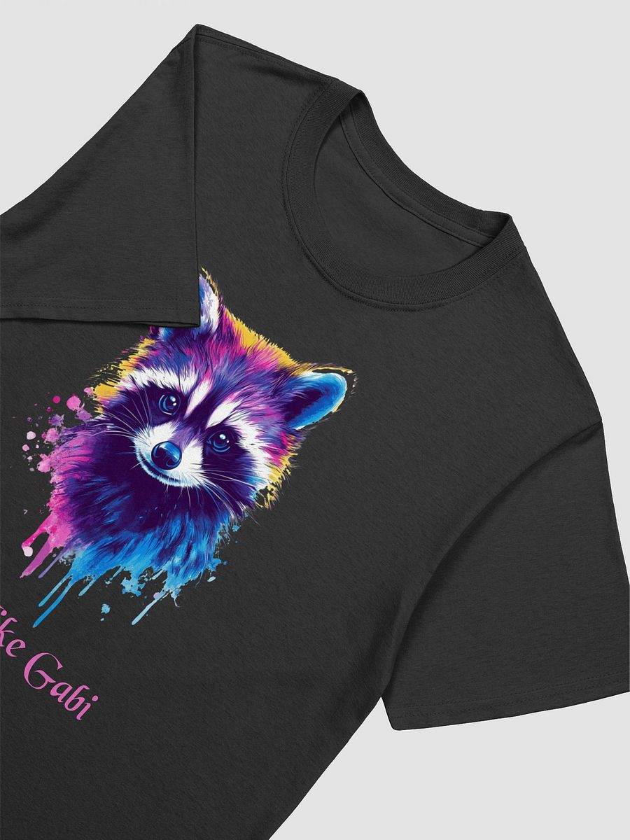 Vibrant Raccoon Art Unisex T-Shirt product image (2)
