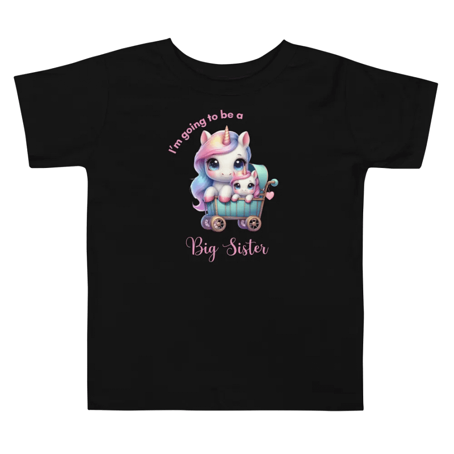 Big Sister Pregnancy Announcement Tshirt - Unicorns product image (5)