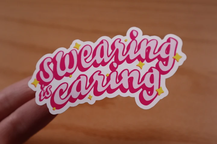 sticker : swear & care product image (1)