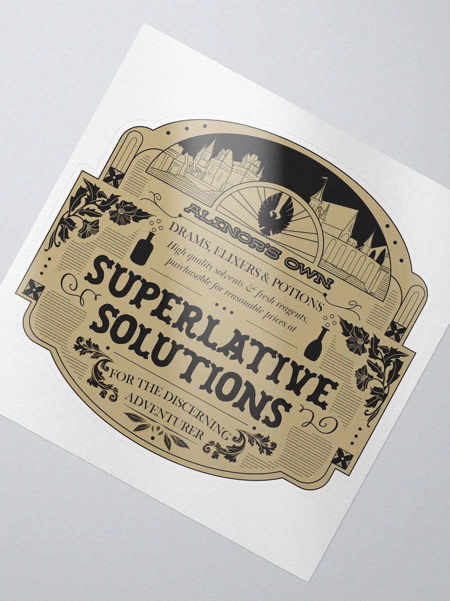 Alinor Apothecary Vintage Label Sticker product image (2)
