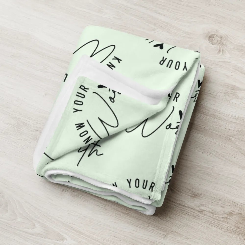 Know Your Worth Blanket product image (8)