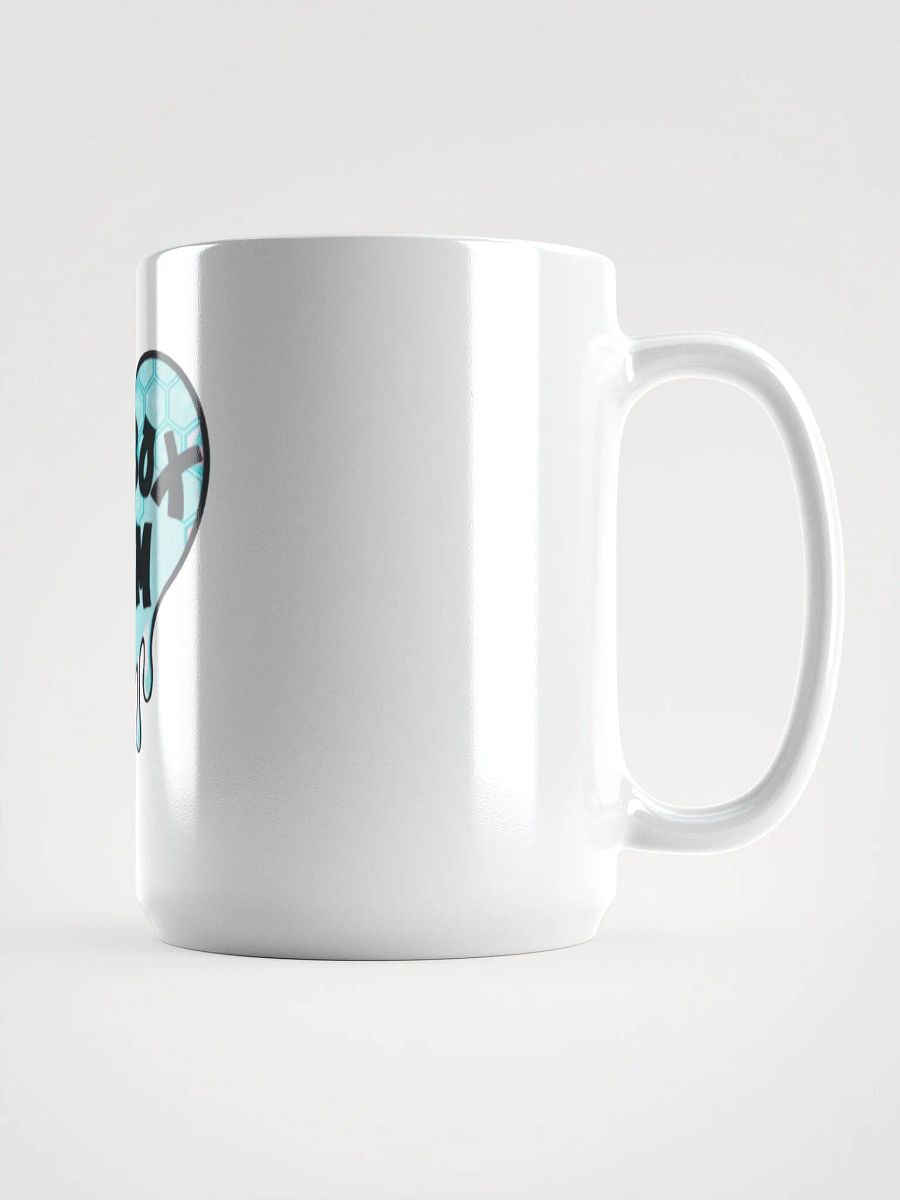 HOT BOX FAM PALE BLUE HONEY COMB COFFEE MUG product image (1)