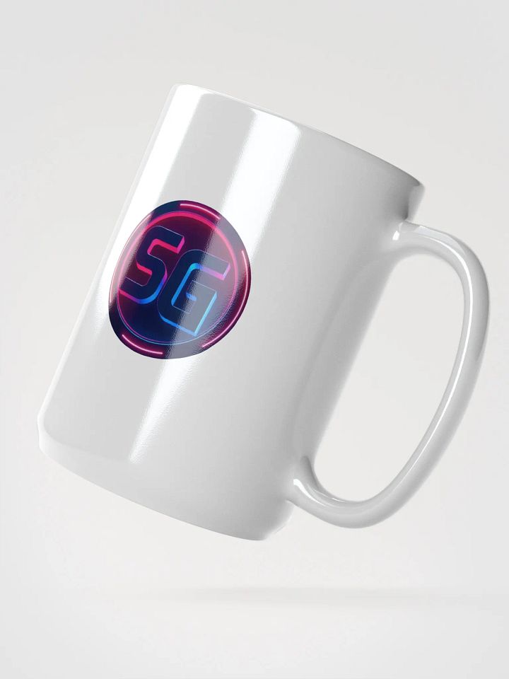 Neon SG Logo White Glossy Mug product image (2)