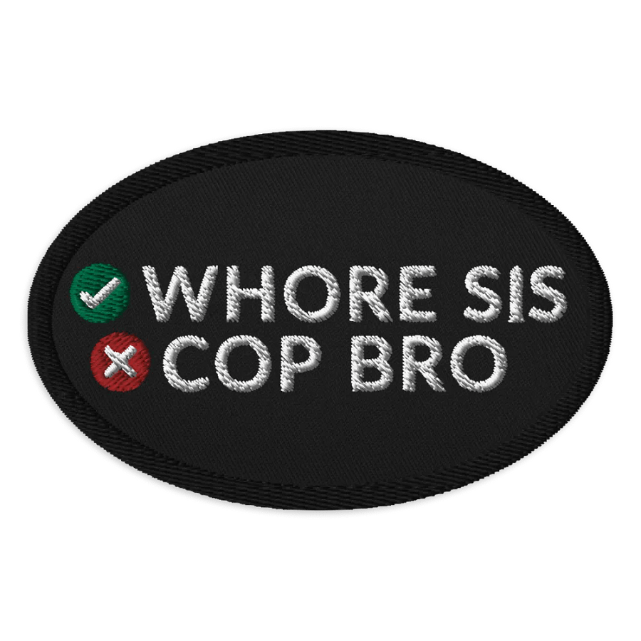 WHORE SISTER EMOJI - PATCH product image (1)