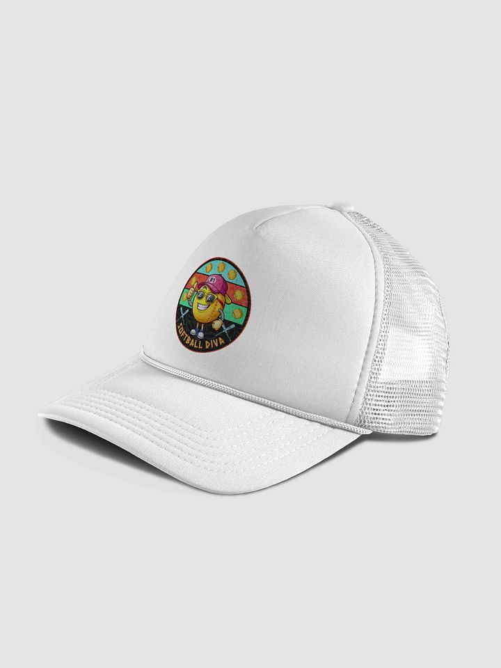 Softball Diva Foam Trucker Hat product image (6)