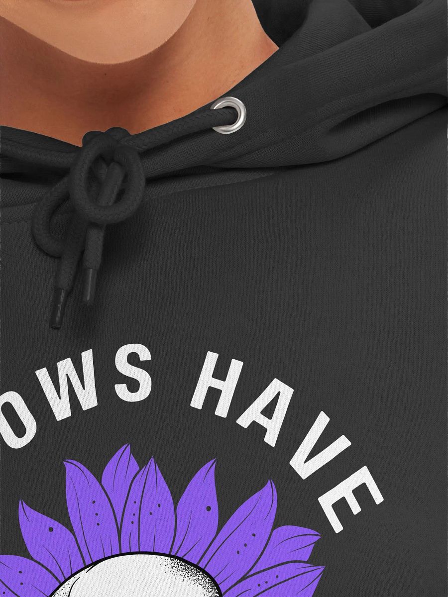 Skull and Violet Flower Hoodie product image (40)