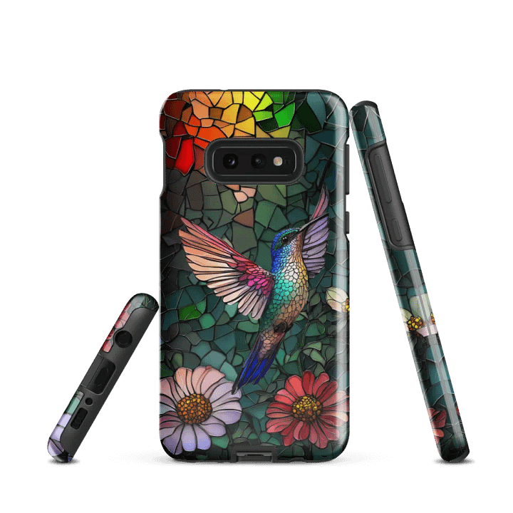 Vibrant Hummingbird Stained Glass Samsung® Tough Case product image (3)