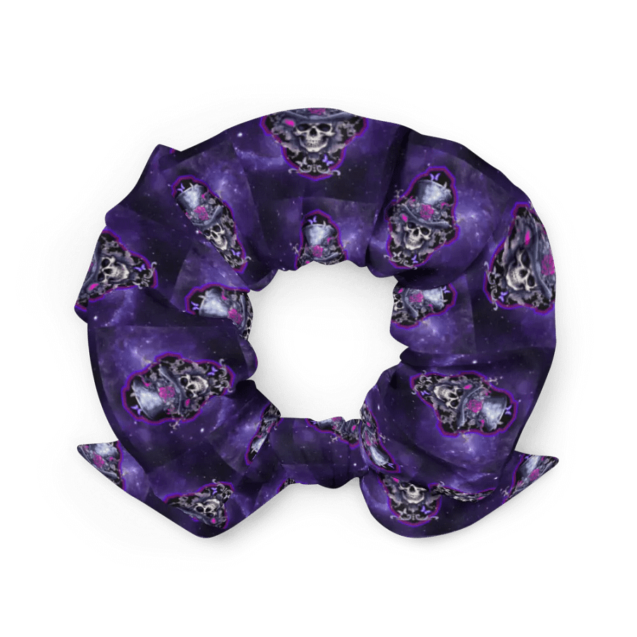 Gothic Skull & Roses Purple All-Over Print Scrunchie product image (6)