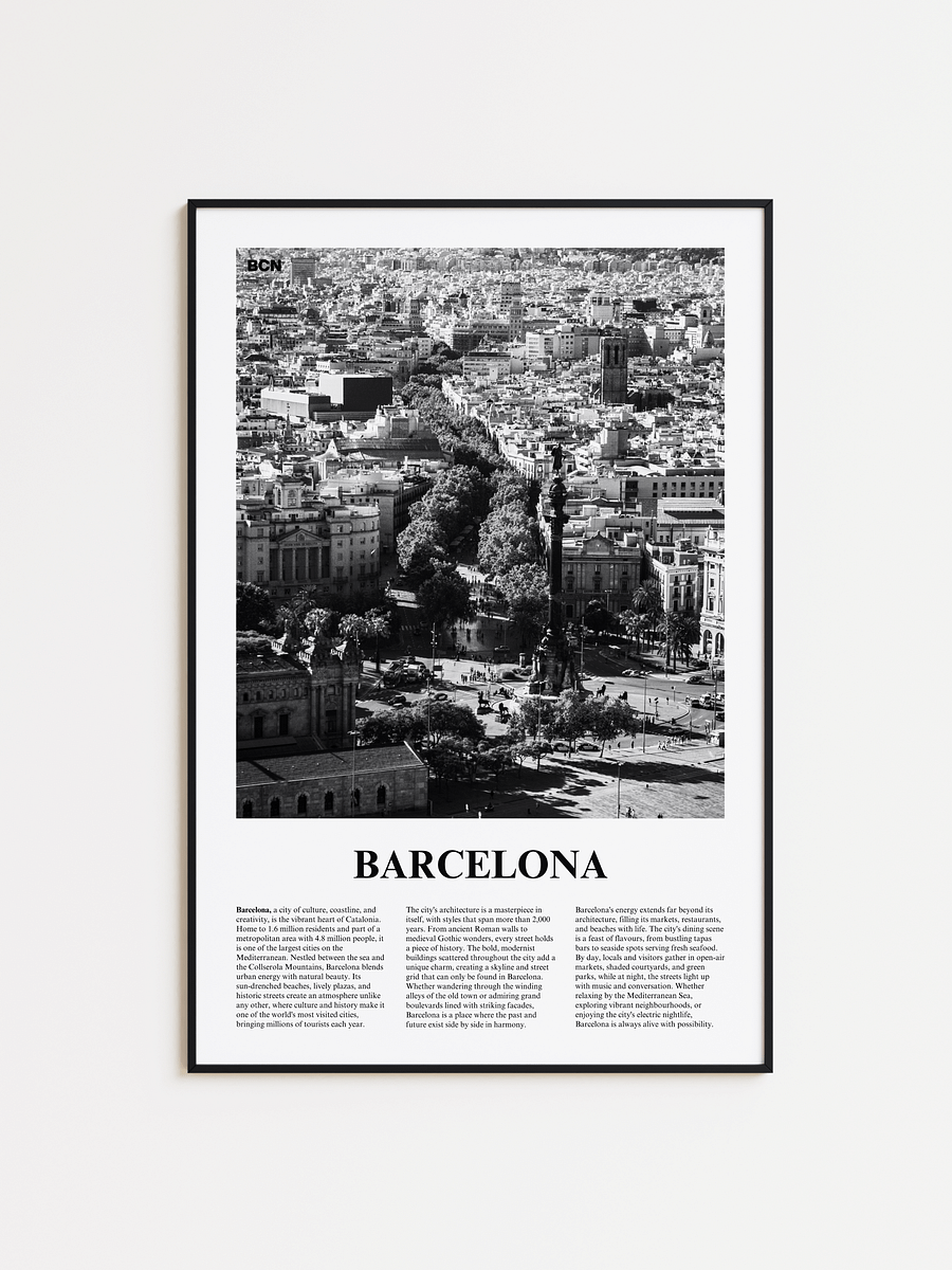 Barcelona 03 Newspaper Poster product image (1)