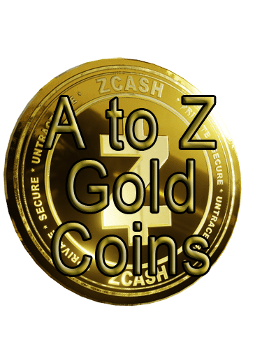 ANIMATED 3D A-Z GOLD CRYPTO COINS product image (4)