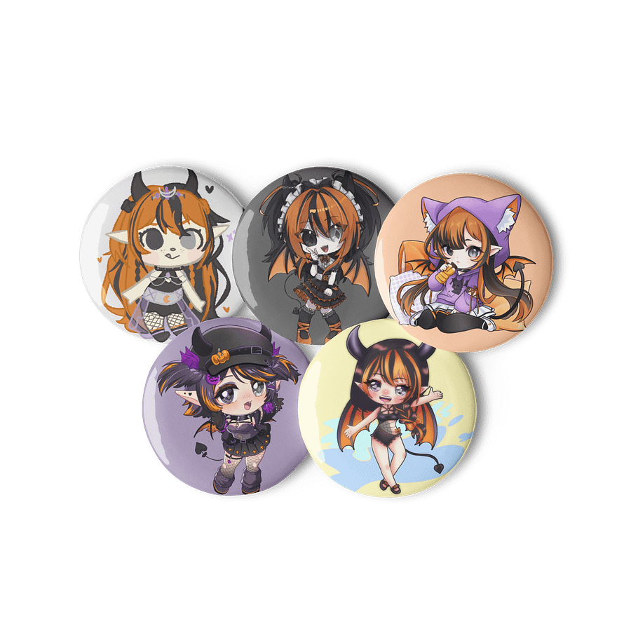 2nd Anniversary ALL OUTFITS - Button set product image (3)