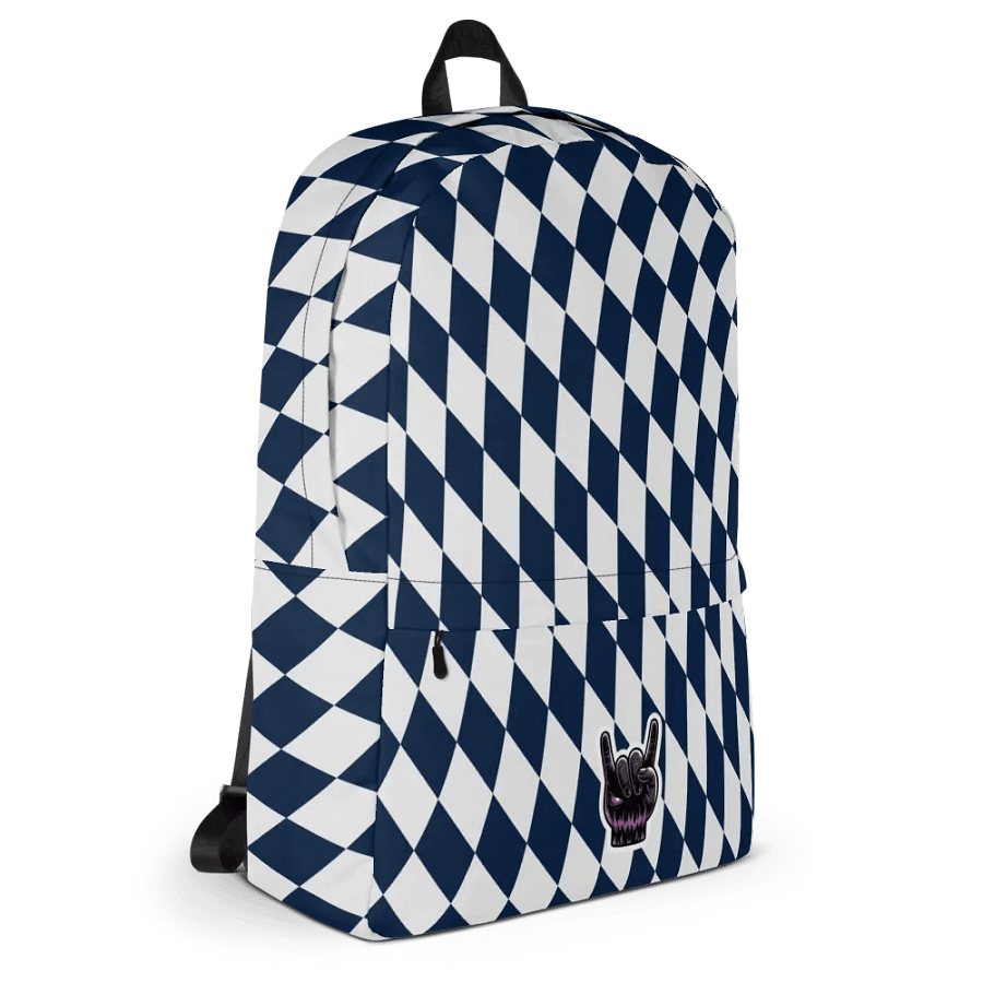 Distorted Grid Rock On Backpack product image (9)
