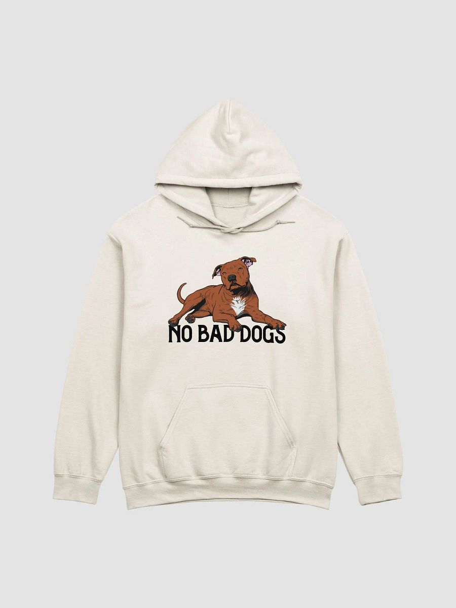No Bad Dogs Hooded Sweatshirt of a Pitbull Terrier (Red) | Funny Hoodie for Pittie and Staffordshire Owners product image (22)