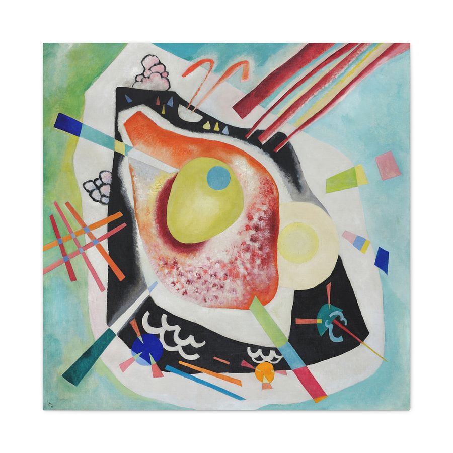 Wassily Kandinsky's "Weisses Oval" canvas print product image (1)