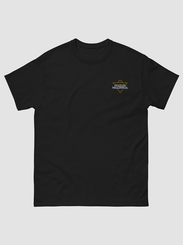 Puzzled Millennial - Embroidered T-Shirt product image (1)