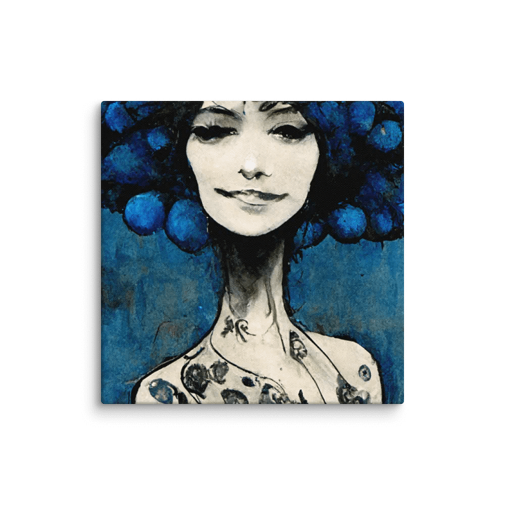 Blue Abstract Serenity Canvas product image (6)